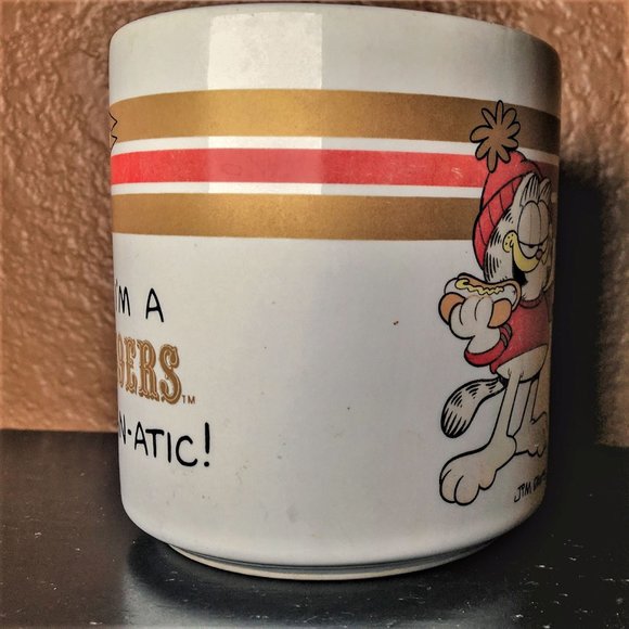 VIntage 1978 Jim Davis Garfield 49ers Mug - Picture 3 of 6